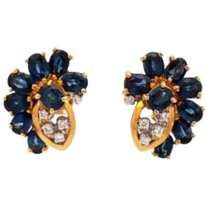 サファイア（蒼玉） ピアス
