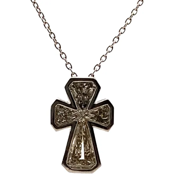 Pt900/Pt850 ダイヤモンド ネックレス/ペンダントトップ 2.12ct