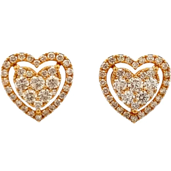 K18/K18WG ダイヤモンド ピアス/イヤリング 0.6・0.6ct 」の参考買取 