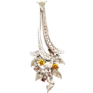 K18 ダイヤモンド ブローチ D1.295ct