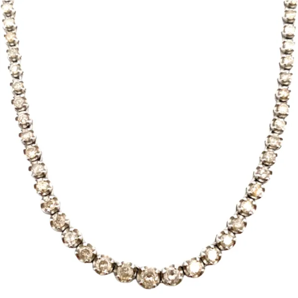 Pt･Pm850 ダイヤモンド ネックレス/ペンダントトップ 5.05ct