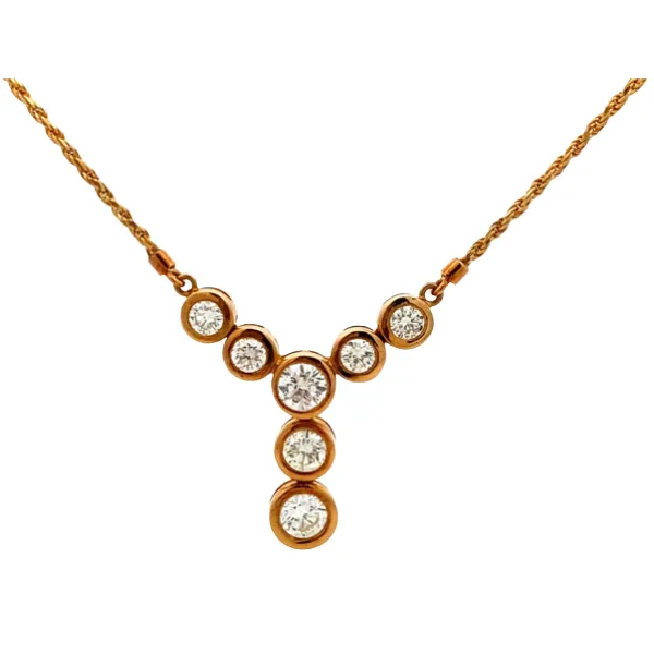 K18 ダイヤモンド ネックレス/ペンダントトップ 1.51ct