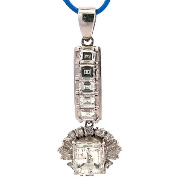 Pt･Pm900 ダイヤモンド ネックレス/ペンダントトップ 2.04・0.5・1.06ct