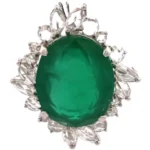 Pt･Pm900 エメラルド・ダイヤモンド ネックレス/ペンダントトップ 13.77・1.53ct