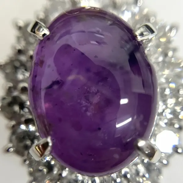 バイオレットスターサファイア　4.63ct