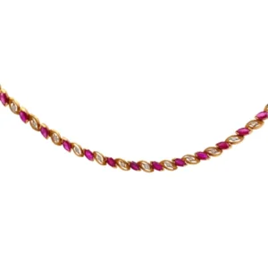 K18 ルビー・ダイヤモンド ネックレスペンダントトップ 6.4・0.26ct