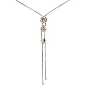 タサキ K18WG ダイヤモンド ネックレス/ペンダントトップ 0.55ct