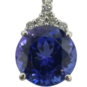 Pt・Pm900 タンザナイト・ダイヤモンド 5.1・0.15ct