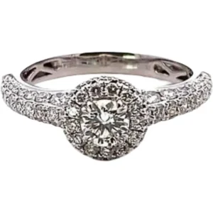Pt・Pm950 ダイヤ 0.31・D0.8ct
