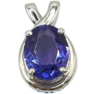 Pt900 タンザナイト ネックレスペンダントトップ 3.014ct
