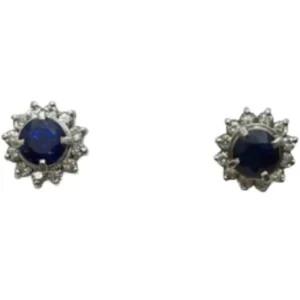 サファイア（蒼玉） ピアス