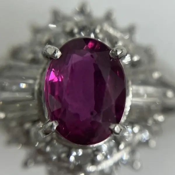 ルビー　0.76ct