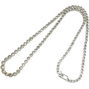 K18WG ダイヤモンド ネックレスペンダントトップ 5ct