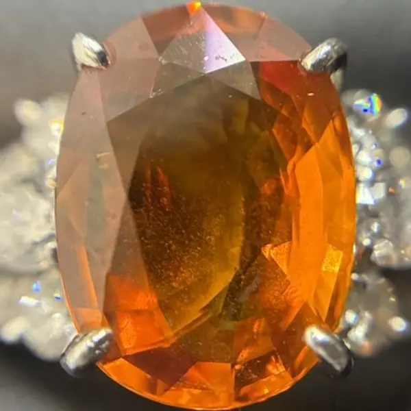 オレンジサファイア　3.329ct