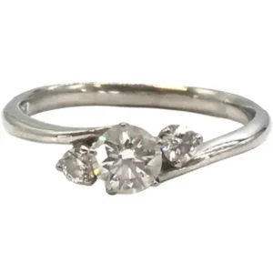Pt・Pm950 ダイヤモンド リング 0.403・0.13ct