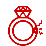 傷がついた指輪