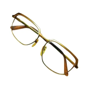 金（ゴールド）のメガネ