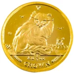 24金（K24）キャット金貨 1/5オンス