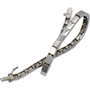 10金 (K10) ブレスレット ホワイトゴールド (WG)