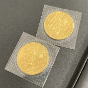  天皇陛下御在位60年記念金貨　2枚