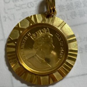 エリザベス金貨　 ペンダントトップ