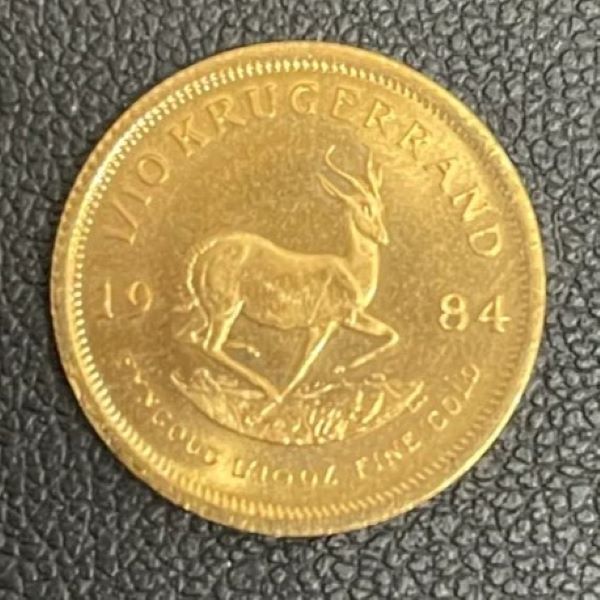 クルーガーランド金貨　K22　1/10オンス