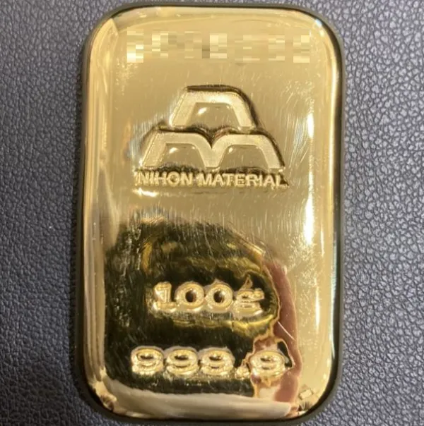 日本マテリアル　インゴット100g