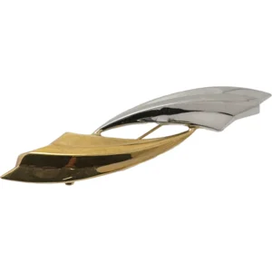 金プラチナ（K18/Pt900）コンビブローチ