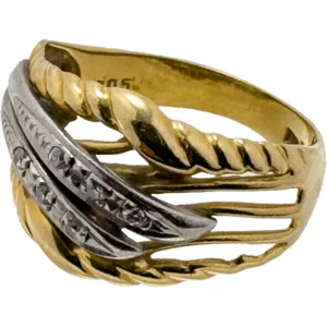 金プラチナ（K18/Pt900）コンビリング