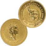 24金（K24）カンガルー金貨1／2オンス