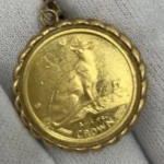 キャット金貨　ペンダントトップ