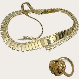 14金 (ITALY 750 K14) ネックレス・リングまとめ