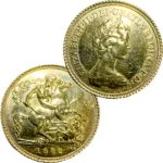 22金（K22）ソブリン金貨 1982年