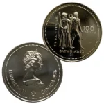 22金（K22）モントリオール100ドル金貨