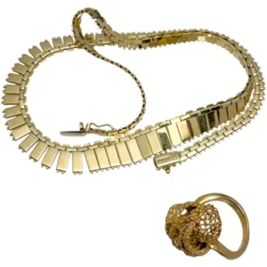 14金 (ITALY 750 K14) ネックレス・リングまとめ