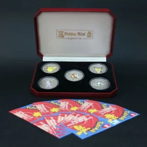 2002年 ポケモンカラー 銀貨 5種セット