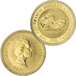 24金 (K24) オーストラリア ナゲット金貨 1/2オンス