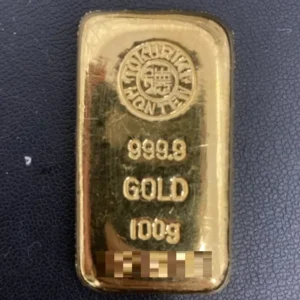 徳力本店　インゴット100g