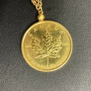 メイプルリーフ金貨　K24