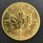 メイプルリーフ金貨　K24