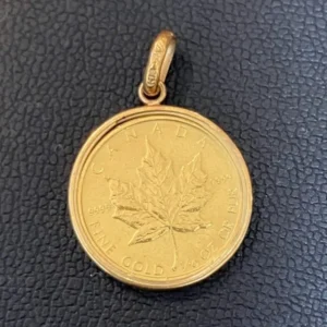 メイプルリーフ金貨　K24