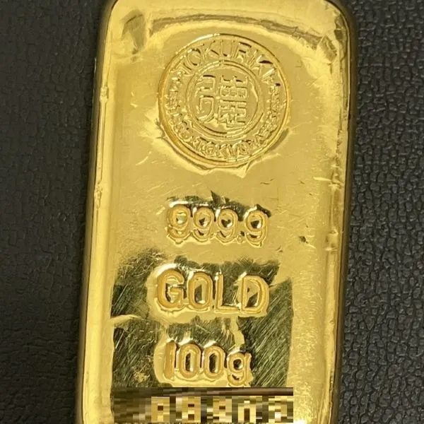 徳力本店　インゴット100g