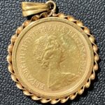 ソブリン金貨　ペンダントトップ