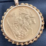 ソブリン金貨　ペンダントトップ