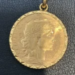 20フラン金貨　ペンダントトップ