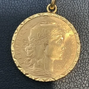 20フラン金貨　ペンダントトップ