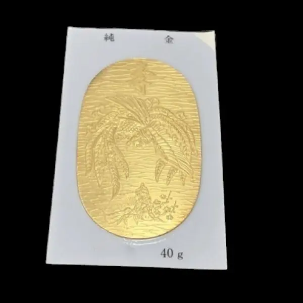 K24　天皇陛下喜寿記念小判　40g
