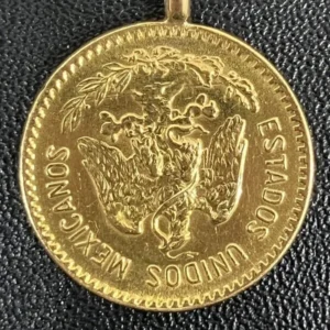 メキシコペソ金貨　K21.6
