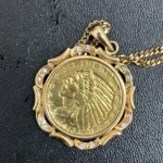 インディアン金貨　ペンダント