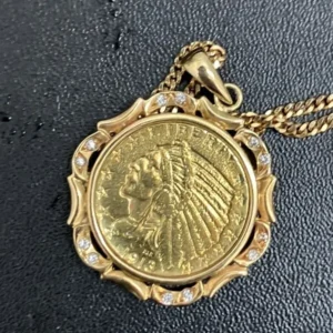 インディアン金貨　ペンダント